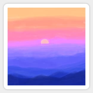 The most amazing sunset Sticker